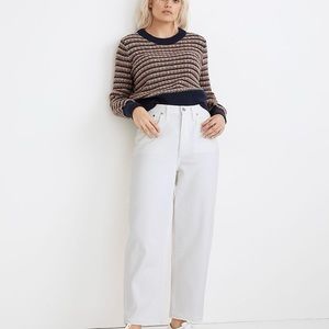 Madewell Balloon Jeans in Tile White